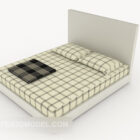 Móveis de cama de casal xadrez