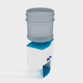 زجاجة ماء مع حامل سيراميك موديل 3D