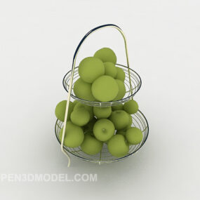 Pflaumenfrüchte 3D-Modell
