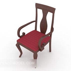 流行的欧洲餐椅3d模型