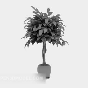 盆栽植物 Lowpoly 3D模型