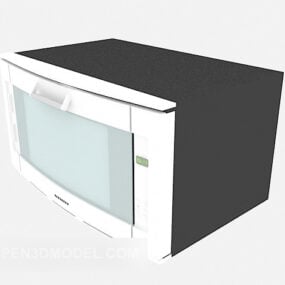 Four à micro-ondes pratique modèle 3D