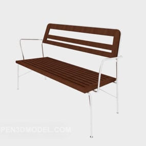 Model 1D ławki publicznej w stylu relaksacyjnym V3