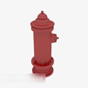 消火栓赤塗装 3D モデル