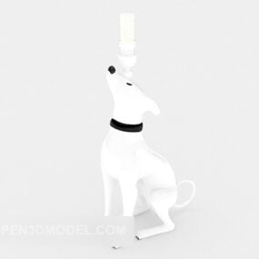 مدل سه بعدی شمعدان استایلینگ توله سگ