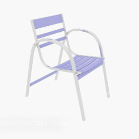 Modern Chair Purple Color 3d model