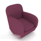 Purple Single Sofa