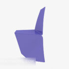 Purple Plastic Lounge Chair