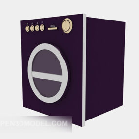 Machine à laver violette modèle 3D