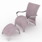 Purple Simple Lounge Chair V1