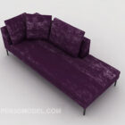 Canapé de chaise longue simple violet