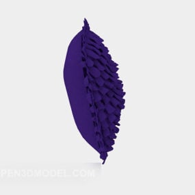 Диванна подушка фіолетового кольору 3d модель