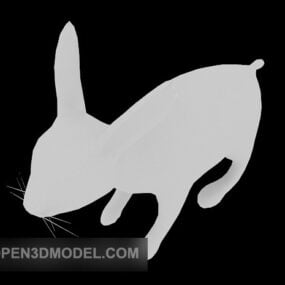 Rabbit Toys Lowpoly 3d model