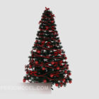 Christmas Tree With Red Balls Decorative
