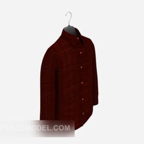 Red Long Sleeve Fashion 3d model