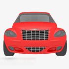 Красный частный автомобиль 3d модель скачать