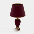 Red Table Lamp Hotel Furniture