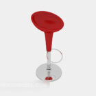 赤いファッションバー椅子