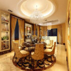 Dinning Room Circle Ceiling