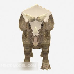 Mô hình khủng long tê giác 3d