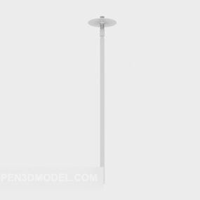 Lámpara de techo colgante moderna con ramas de bronce en flor modelo 3d