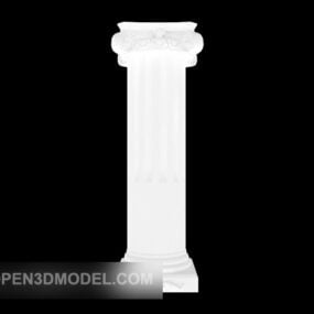 Modelo 3d clássico da coluna iônica