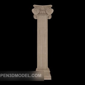 3д модель древнего римского каменного столба