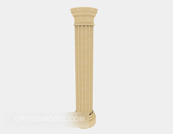 Room Beam Stone Pillar