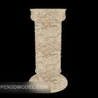 Round Stone Pillar 3d Model Download
