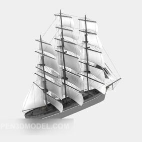 Model 3d Dekorasi Peralatan Makan Sailing