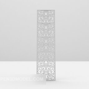 Screen White Painted 3d model