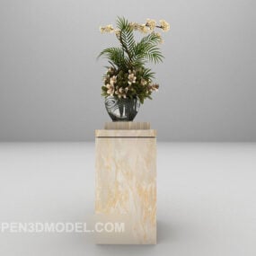 Meubles de support de colonne de sculpture modèle 3D