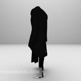 Μεταλλική κρεμάστρα υφασμάτων 3d μοντέλο