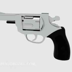 Short Pistol Gun 3d model