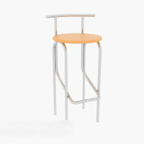 Minimalist Bar High Chair 3d model