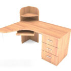 Simple Desk Wooden Color