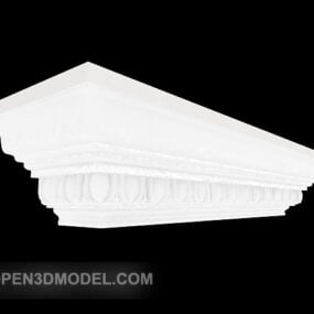 European Plaster Component Design 3d model