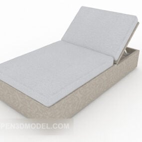 Yksinkertainen Lazy Sofa Decoration 3D-malli