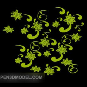 Simple Personality Wall Painting 3d model