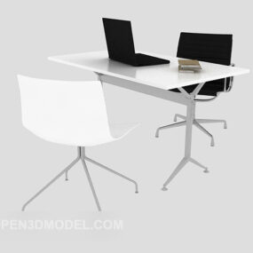 간단한 스타일 책상 3d 모델