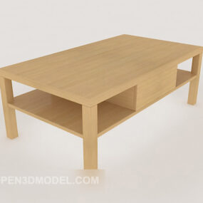 सरल और व्यावहारिक चाय टेबल 3डी मॉडल