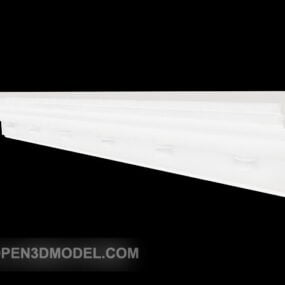 シンプルなコーナーモールディングコンポーネントの3Dモデル