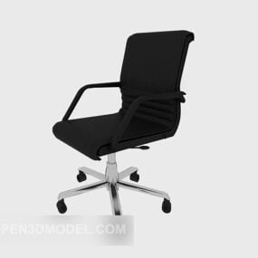 Simple And Stylish Mobile Office Chair 3d model