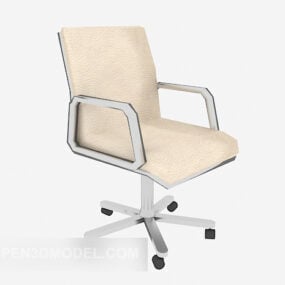 Τρισδιάστατο μοντέλο καρέκλας γραφείου με απλό και κομψό στυλ