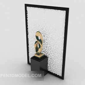 Simple Background Decoration 3d model