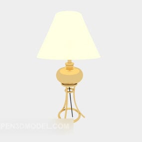 Simple Common Table Lamp Furniture 3d model