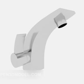 浴室用のシンプルな共通タップ3Dモデル