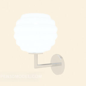 Simple Common Wall Lamp 3d model