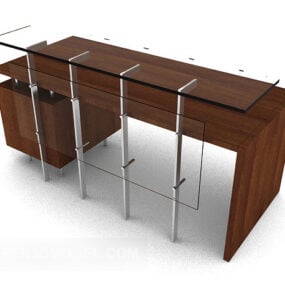 Simple Company Receives Front Desk 3d model