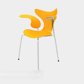 Simple Creative Swan Chair 3d model